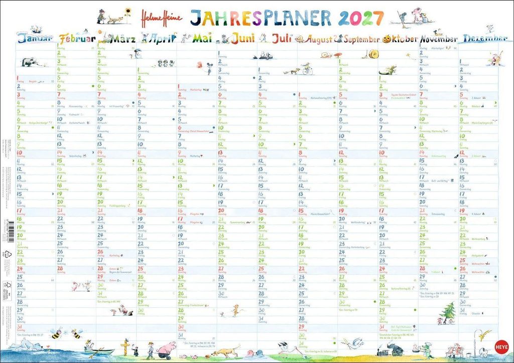 Helme Heine: Posterplaner 2027
