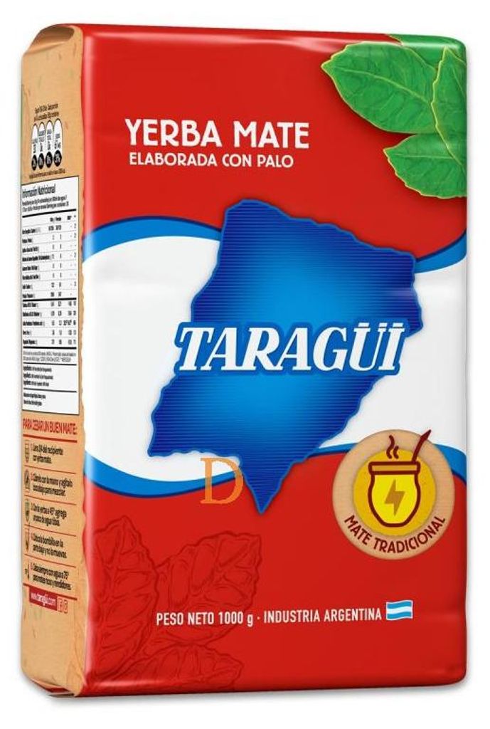 Taragui - Mate Tee aus Argentinien - Yerba Mate 3x500g - 1 Produktbild 