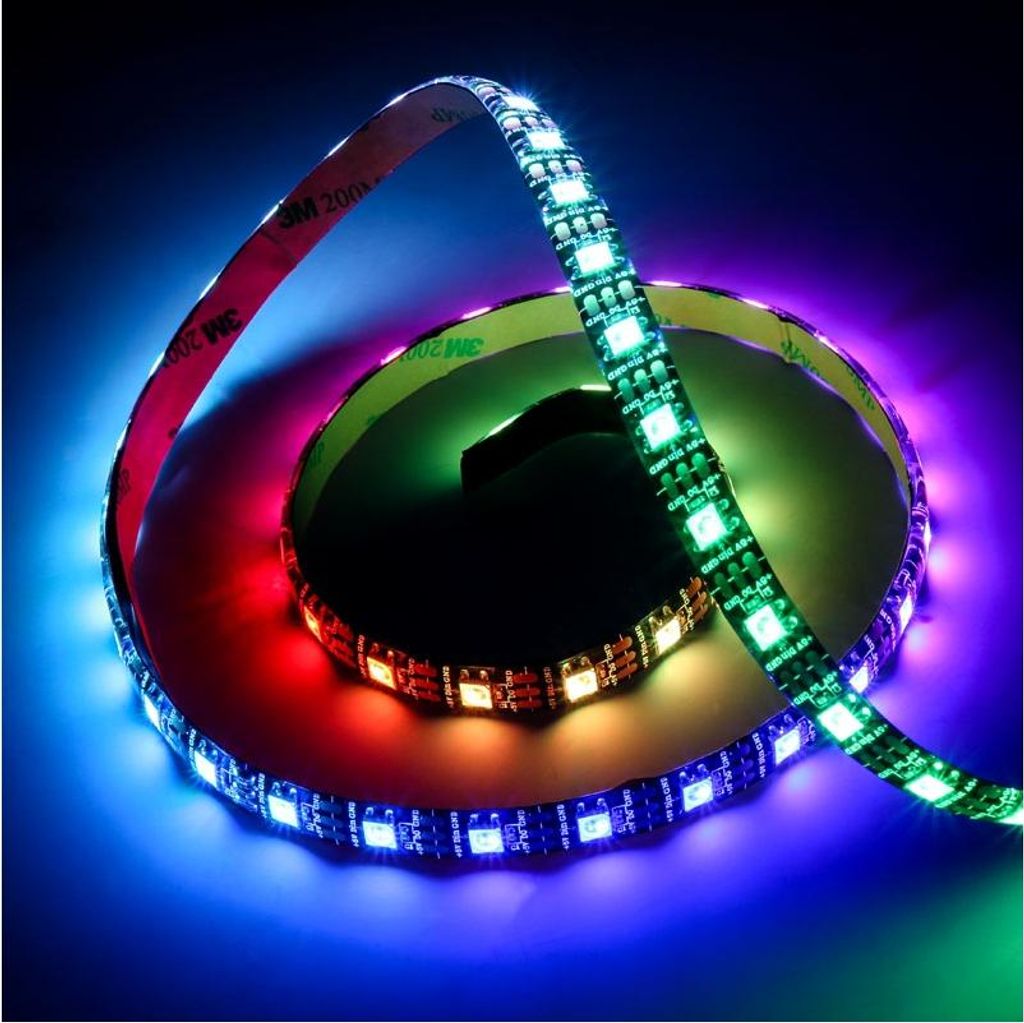 Lamptron FlexLight Multi Programmable RGB-LEDs Flexibler 1 Meter RGB-LED-Strip in Mehrfarbig