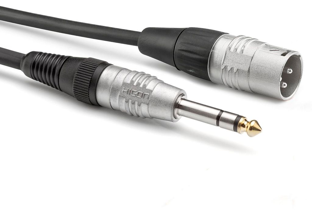 Instrumentenkabel | XLR / Klinke, HICON | 6,00 m