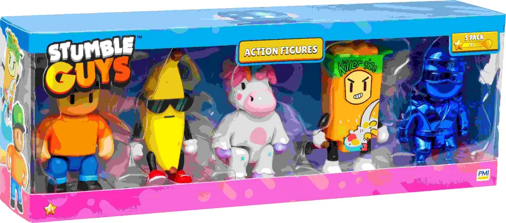 Stumble Guys S1 Act.fig.11,5 5-pack 88796 figurines de collection