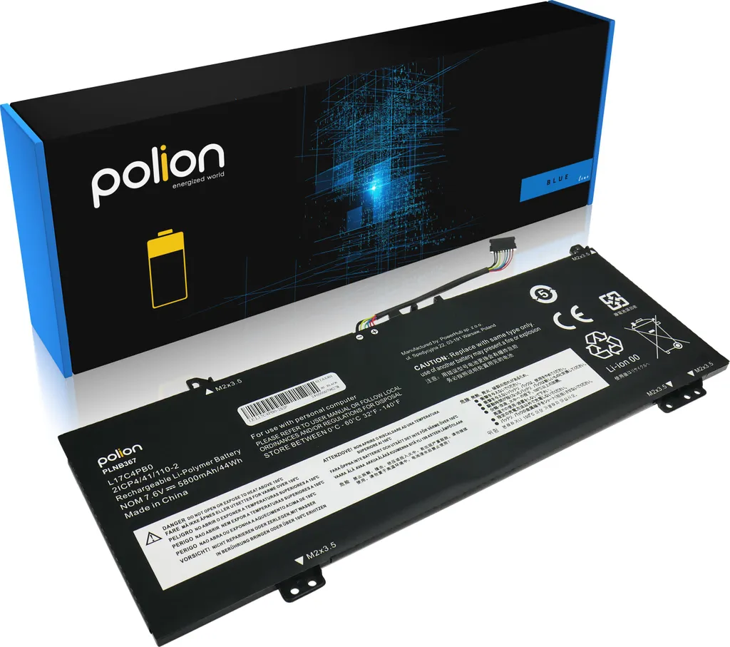 Batteria originale POLION per laptop Lenovo 5800 mAh
