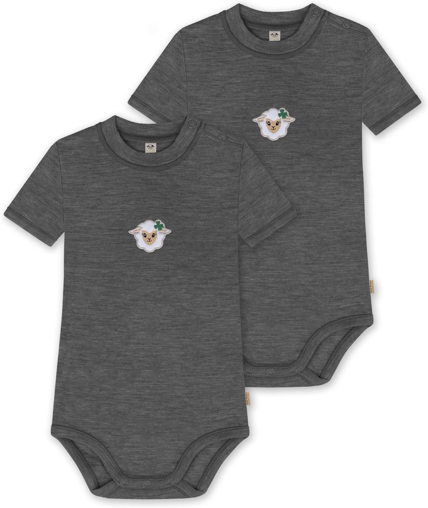normani 2er Set Baby Einteiler Body Kurzarm Bodysuit aus Produktbild 