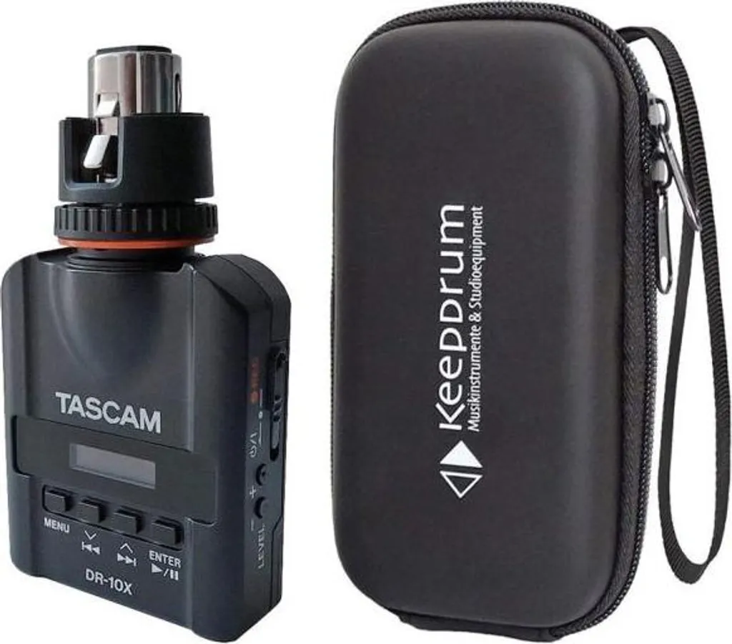 Enregistreur audio PCM linéaire Tascam DR-10X pour microphone à main