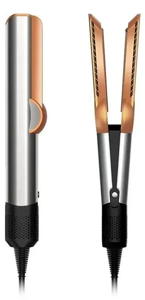 Sèche-cheveux et fer à lisser 2-en-1 gris, température réglable G-100