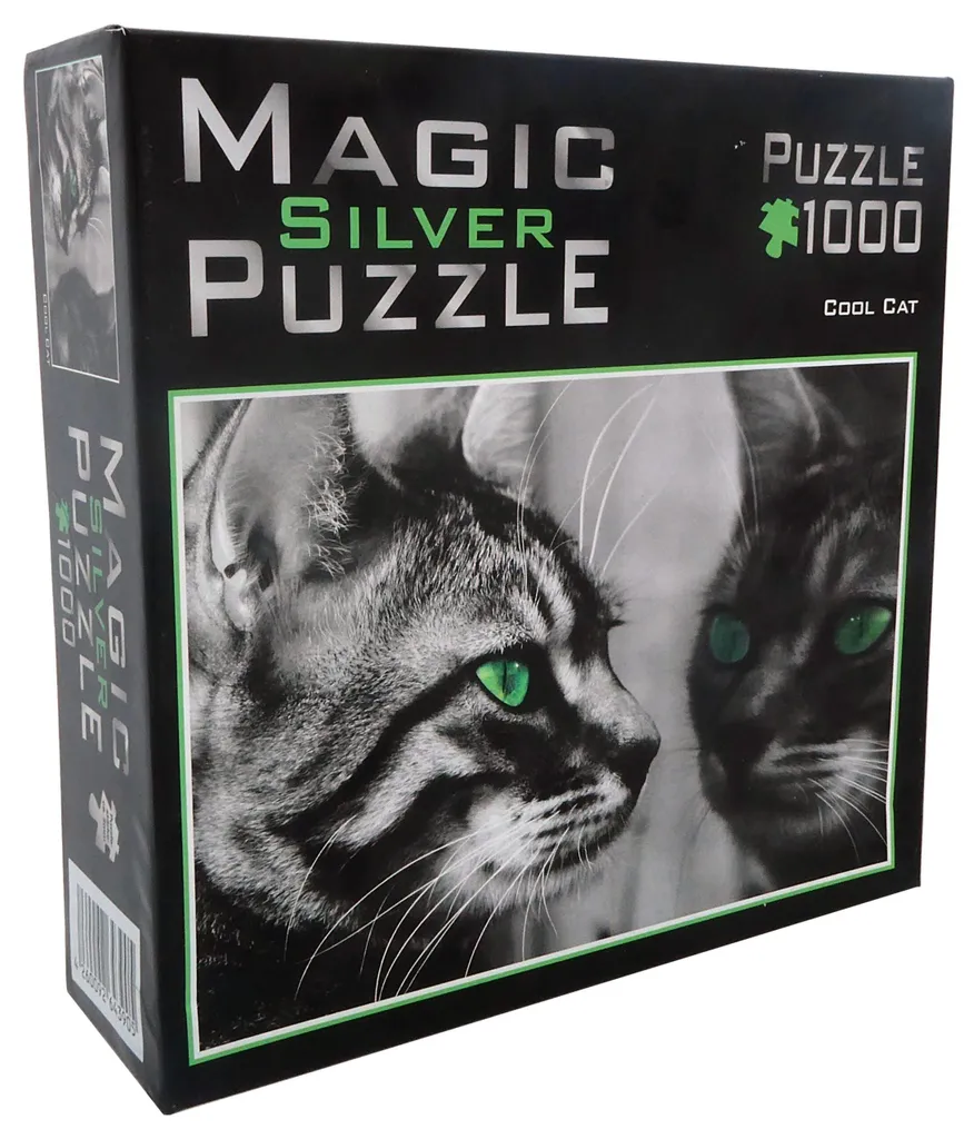 Puzzle MIC Silverline Cool Cat 1000 pièces pour adultes - Défi Créatif