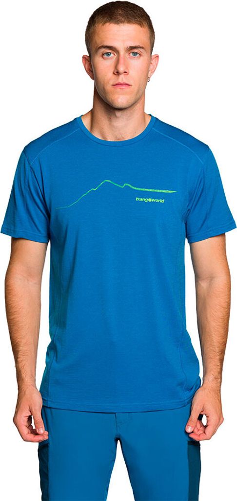 Trangoworld Serneus Kurzarm-t-shirt Blau S Mann Blau S