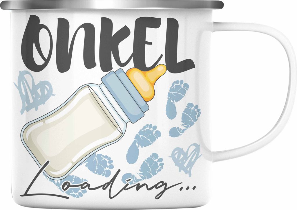 Trendation - Onkel Loading Emaille Tasse Werdender Onkel Produktbild 