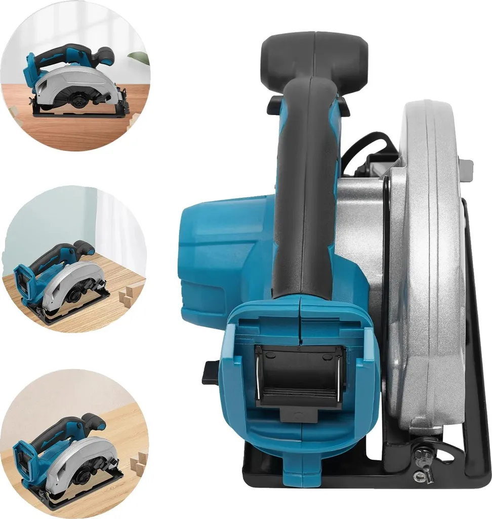 Scie circulaire puissante 750W avec coupe 90mm et réglage angle 0-45°