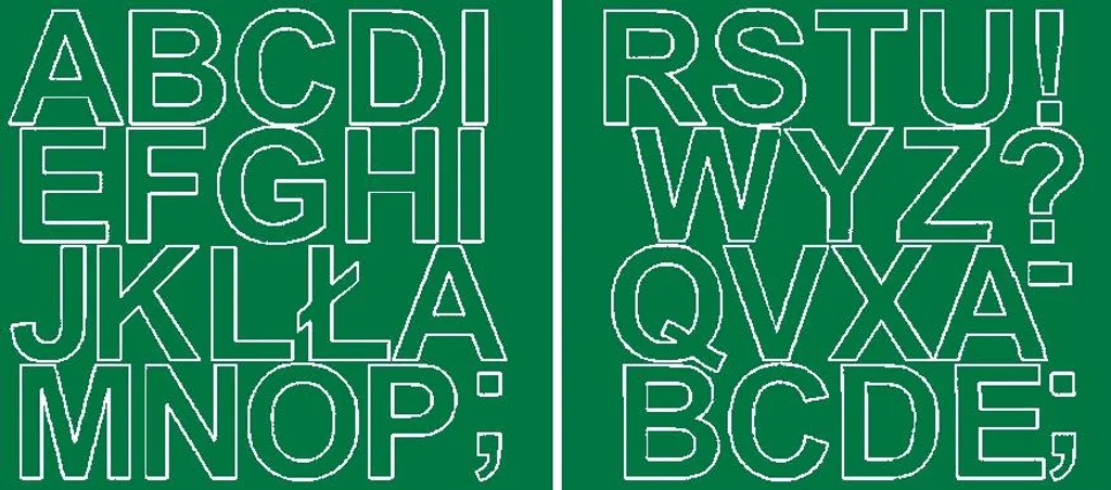 Scritte Verde Brillante Adesive 5cm: Decora Casa e Ufficio DIY