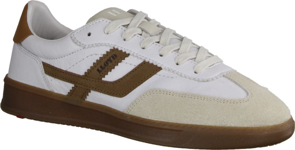 Lloyd Elian Herren-Sneaker, Schnürer, Leder, Chalk/White Produktbild 