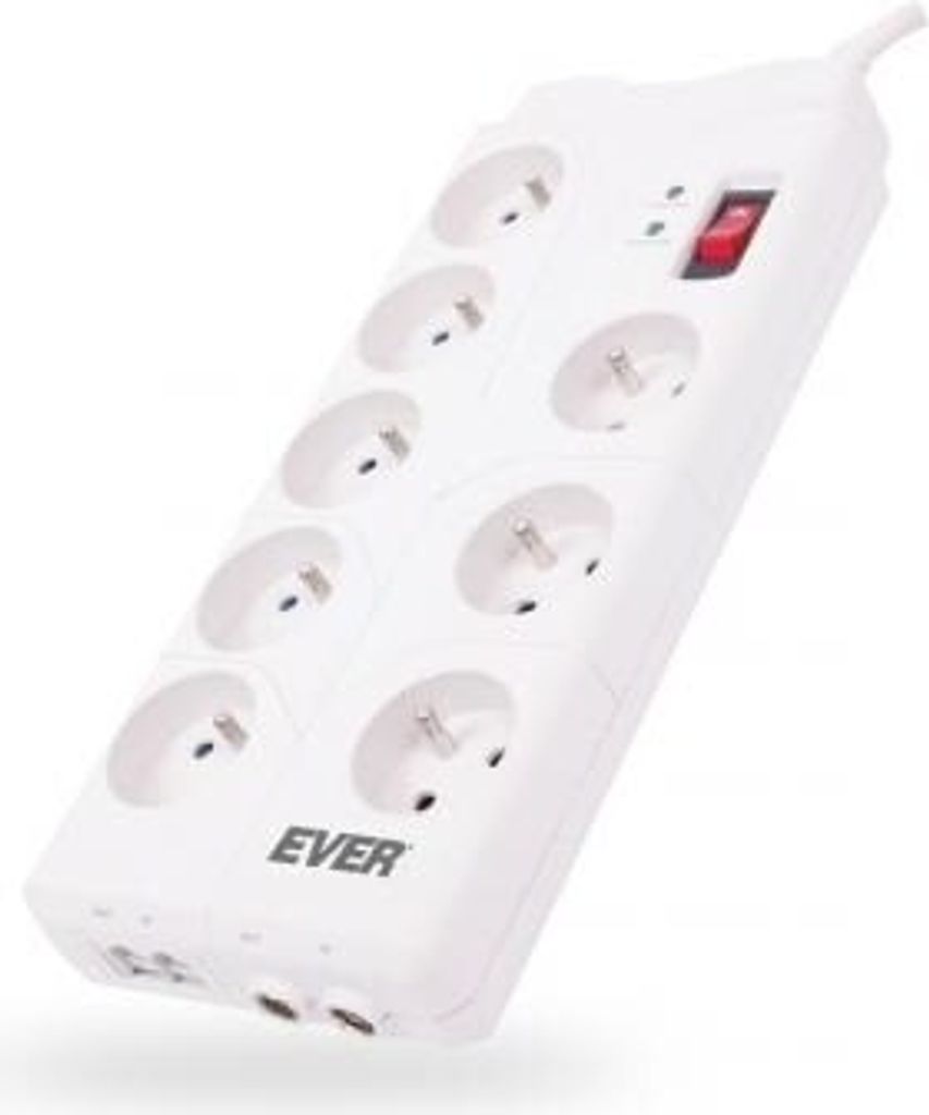 Ever T/LZ05-HOM019/0000 Stromverteilereinheit (PDU) Weiß 8 AC-Ausgänge