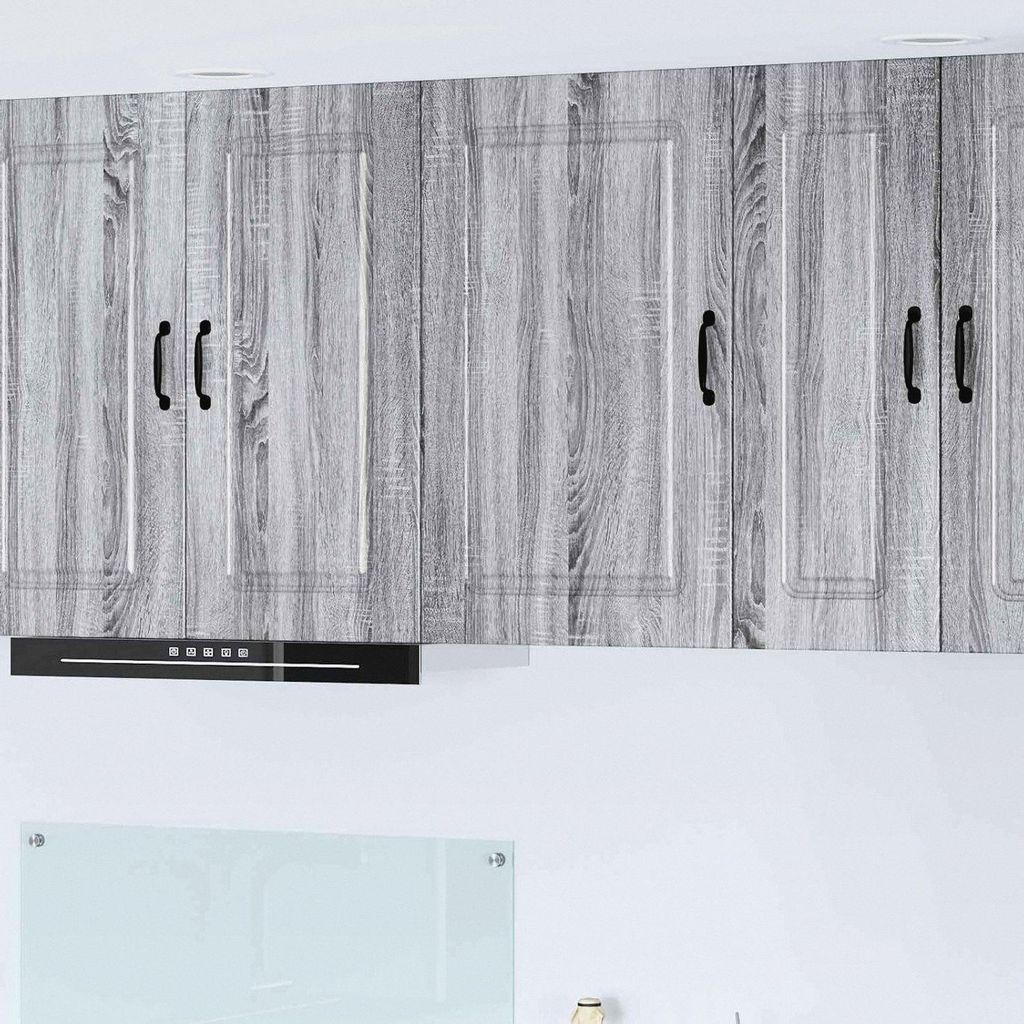 Küchenschrank mit Speicher Kalmar Graues Sonoma 50 x 31 x 80 cm Hängeschrank für Badezimmer Küche Wäscheraum