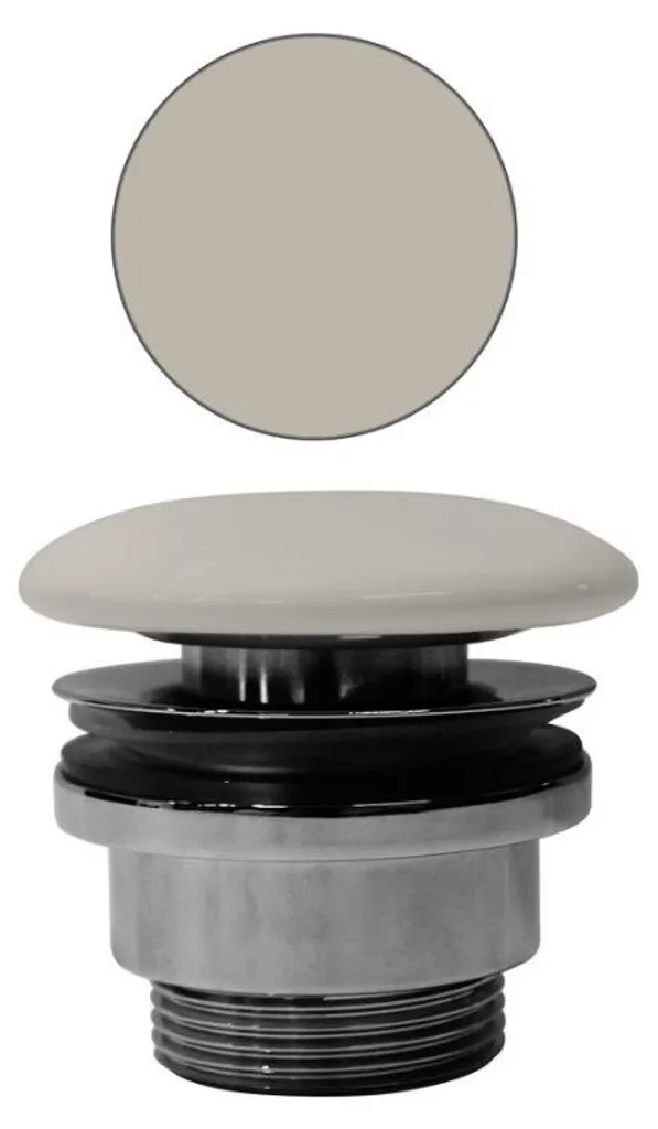 Siphon GSI creta mat 5/4 non obturable avec bouchon céramique 5-65mm
