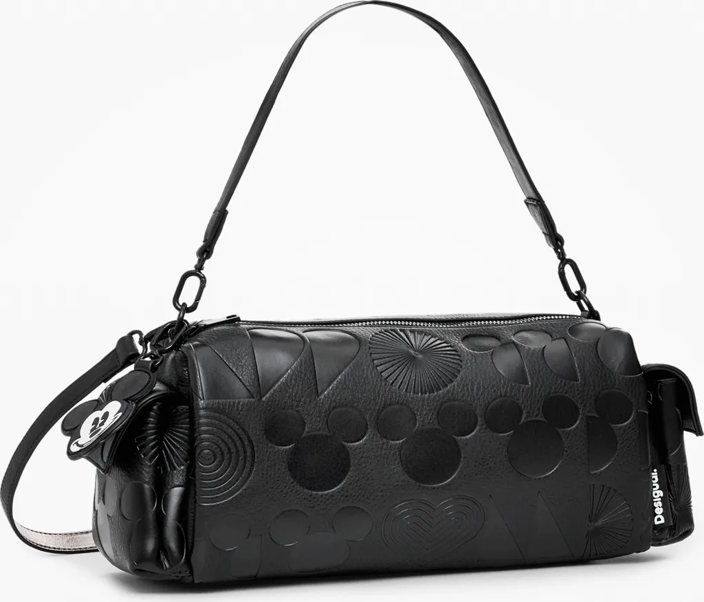 Borsa a tracolla Desigual Mickey Habana Long Black - Eleganza Disney