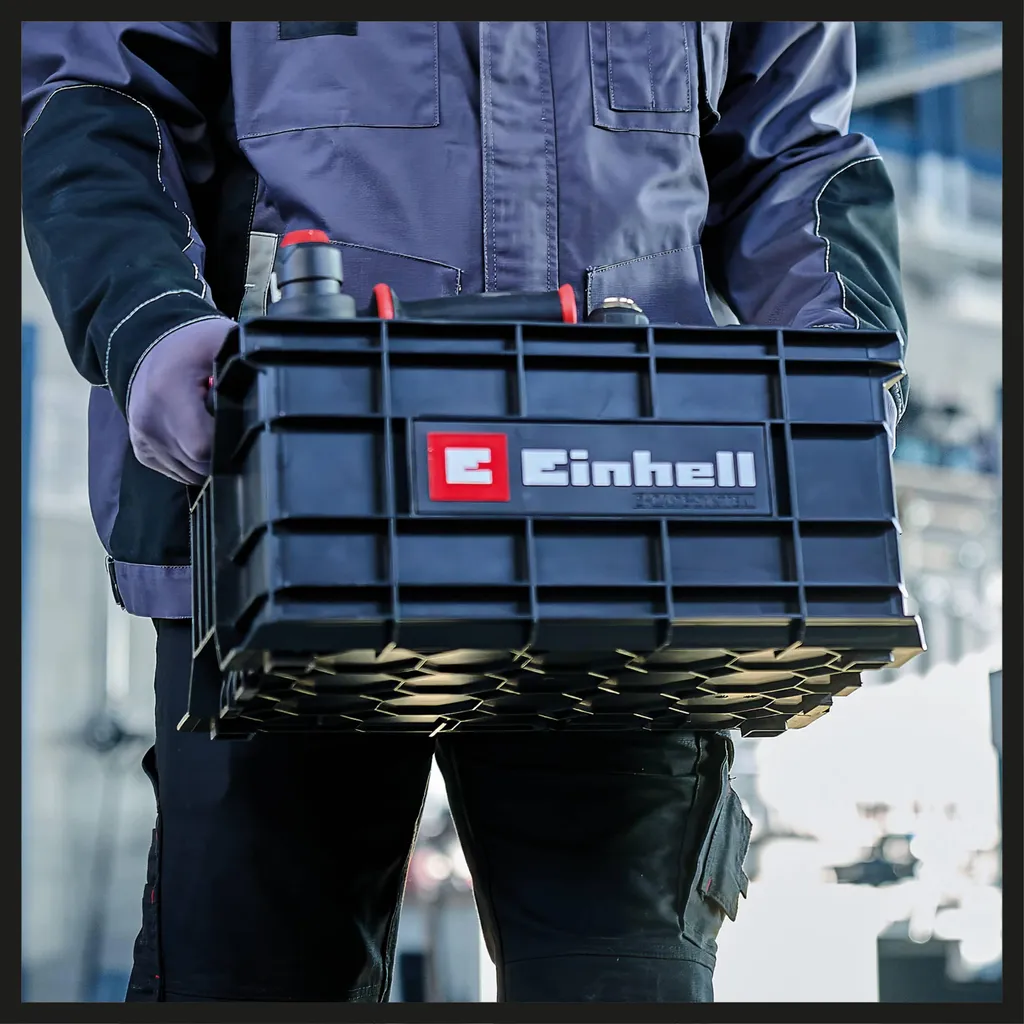 Coffret de rangement Einhell E-Case mallette à outils empilable vide - 4