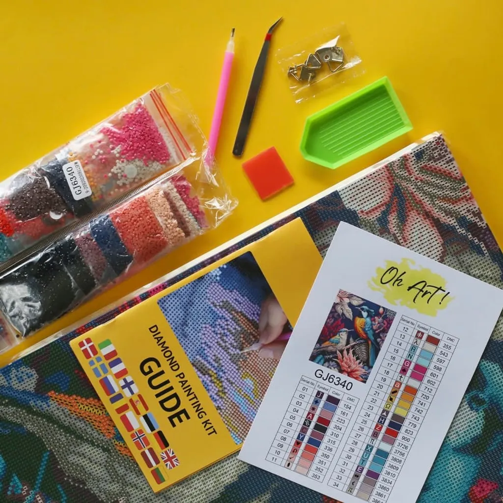 Regalo Creativo: Kit Pittura Diamante 5D Oh Art con Cornice - 4