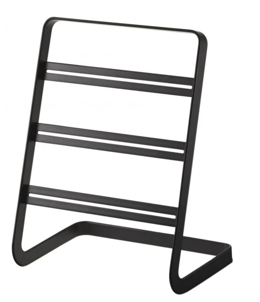 Présentoir boucles d'oreilles Yamazaki Tower noir pour commode