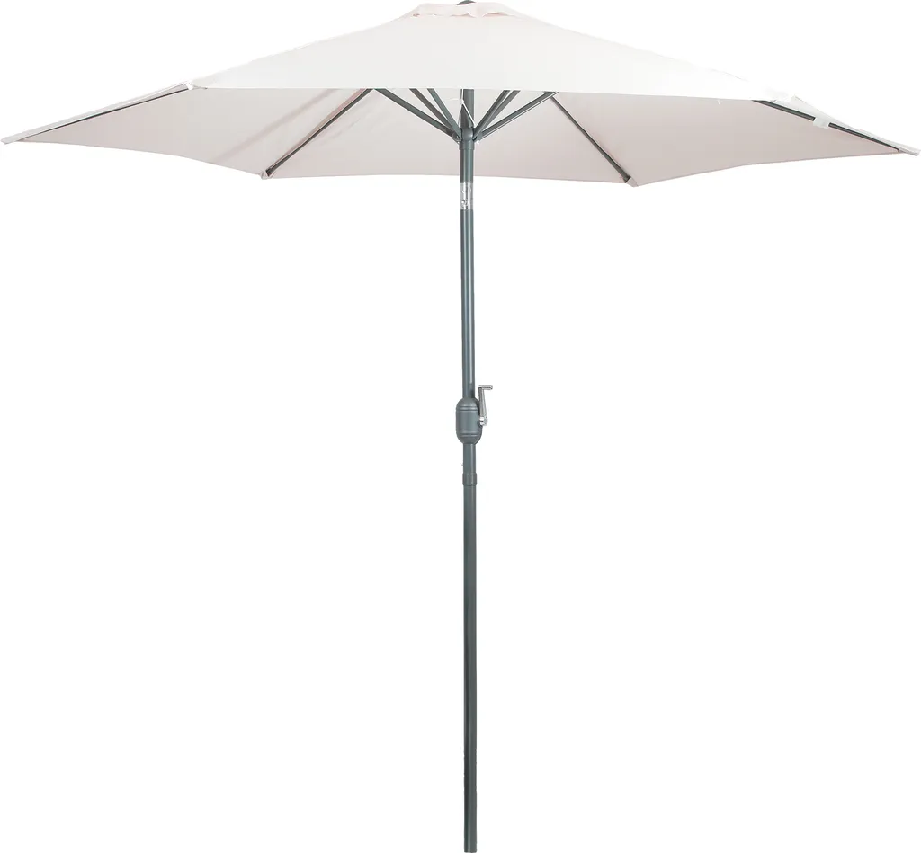 Parasol de Terrasse Beige 270 cm Inclinable - Idéal pour Déjeuner au Frais