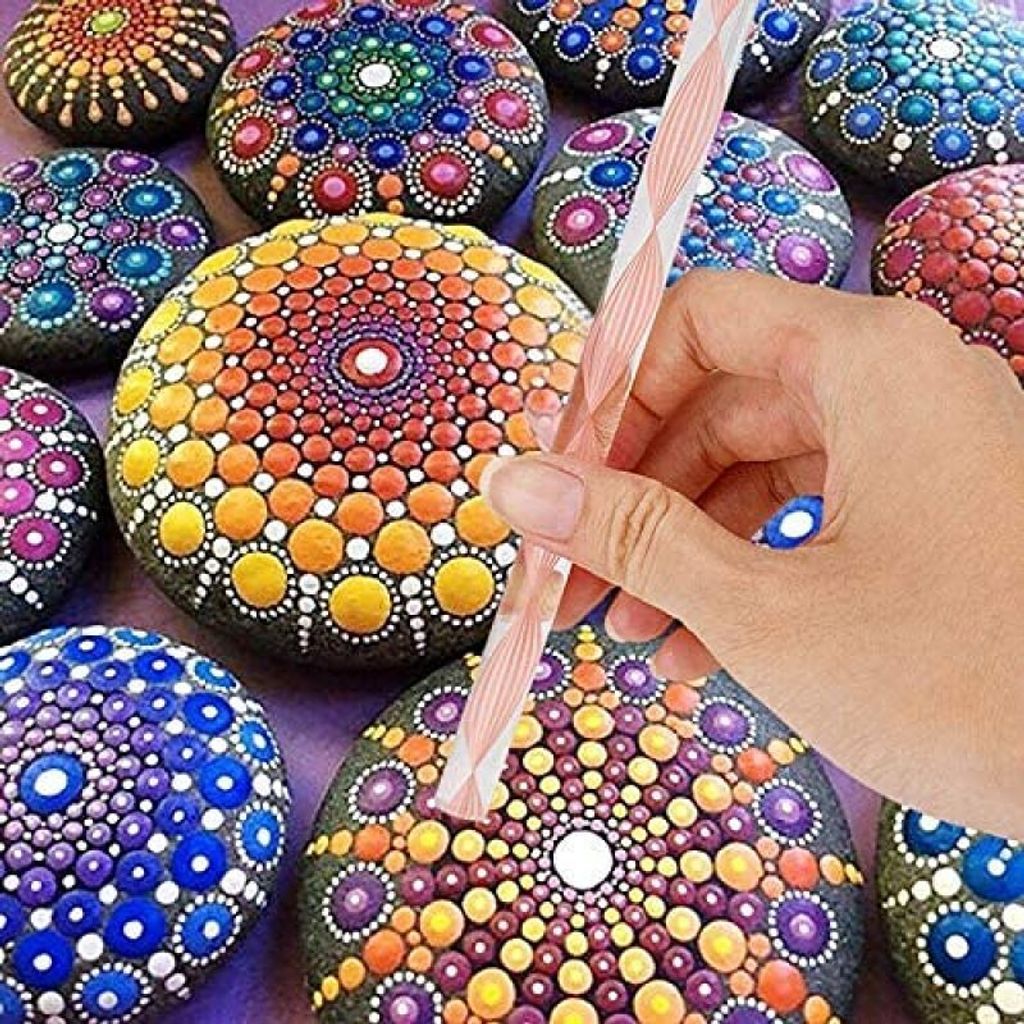 Mandala Dot Painting Set - Entspannendes Kreativset Für Erwachsene