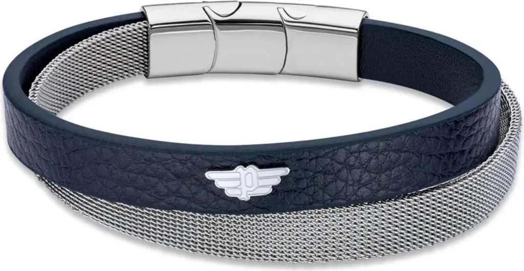 Bijou Homme : Bracelet de Force Police peagb2119614 Style Urbain Chic