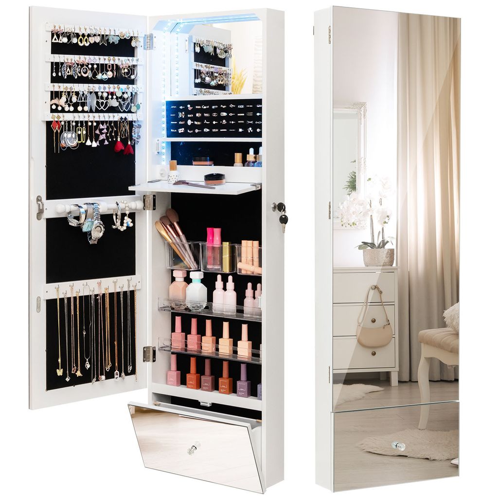 GOPLUS Schmuckschrank hängend, Schmuckorganizer mit Produktbild 