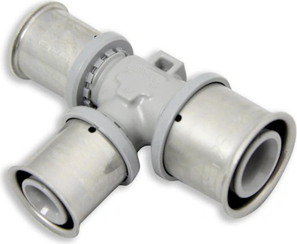 ROTH WERKE Roth T-Stück, im Abgang und Durchgang reduziert, 40 x 32 x 32 mm, Messing, 1 Stk.