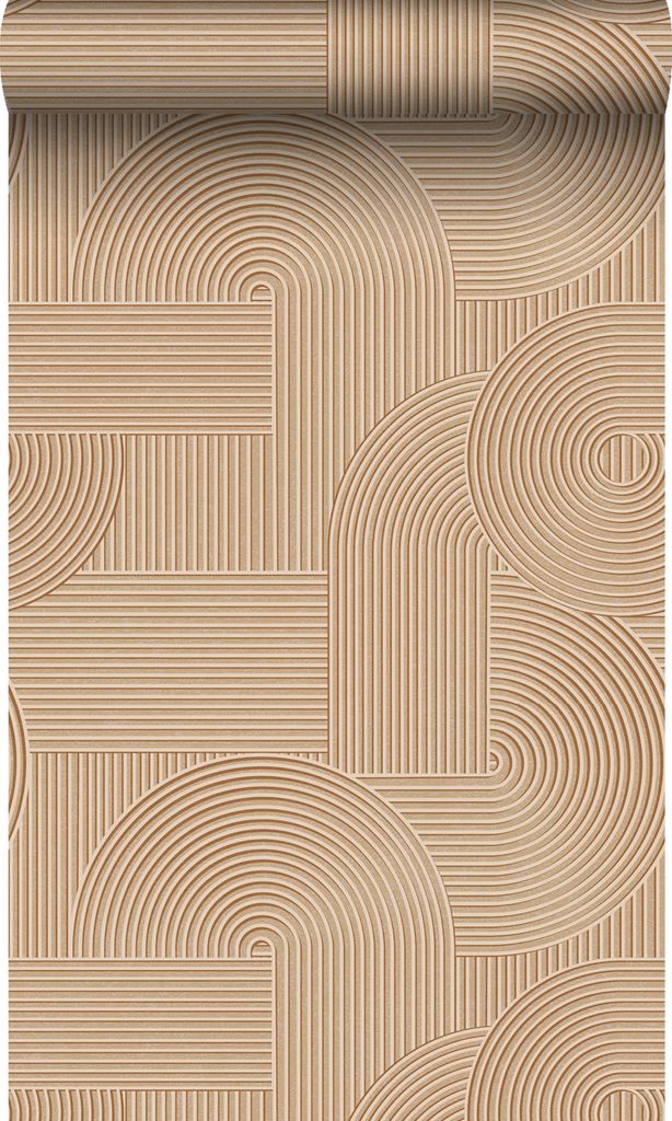 Origin Wallcoverings Tapete 3D-Muster Terrakotta 53 cm x 10.05 m