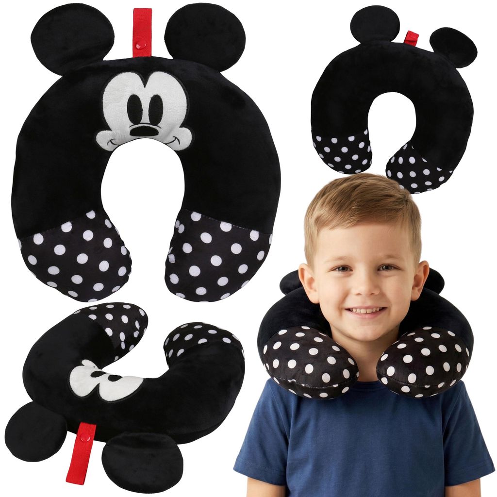 DISNEY Mickey Mouse Reisekissen, Nackenkissen für Produktbild 