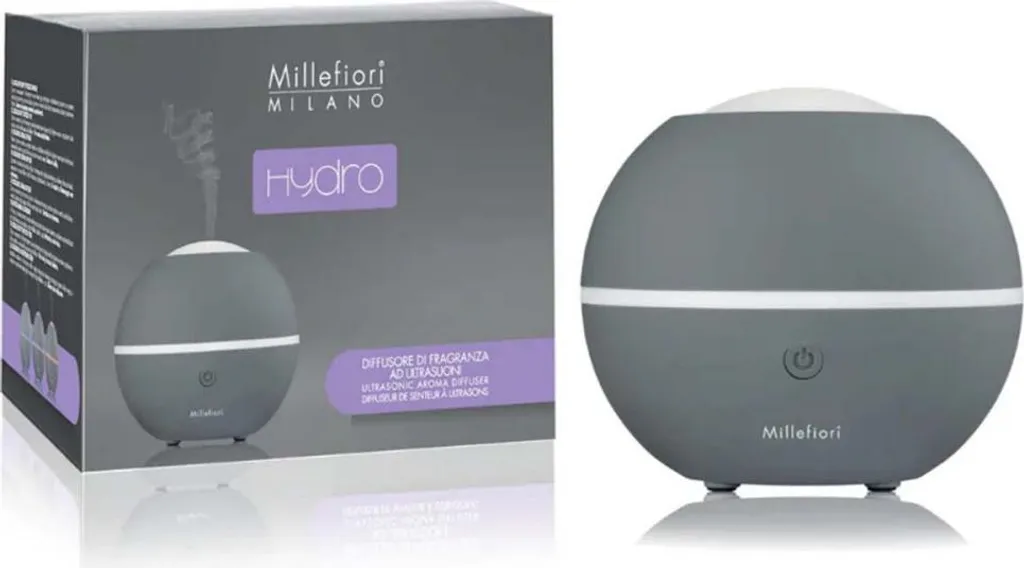 Air frais avec le diffuseur ultrasonique Hydro Sphere gris élégant