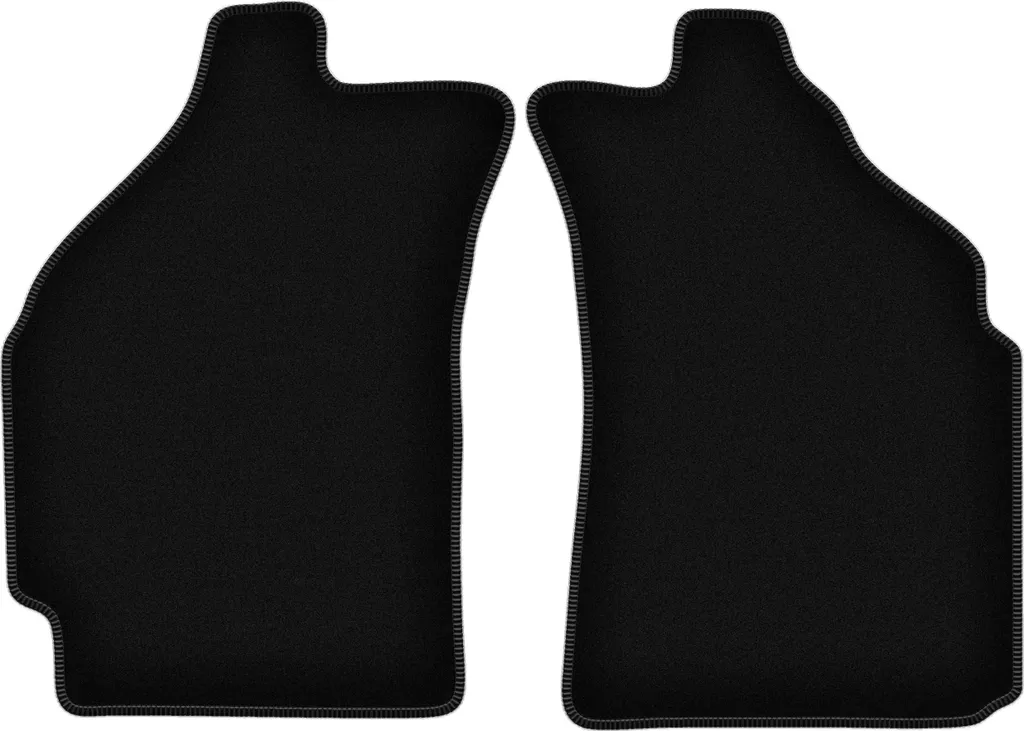 Tappetini Anteriori Velluto Chevrolet Spark II M200 2005-09 Neri