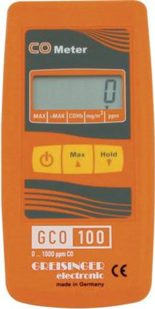 Détecteur de monoxyde de carbone Greisinger GCO 100 CO (600535) précis