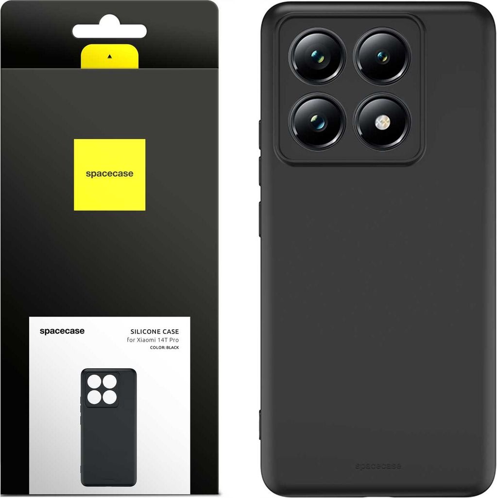 Spacecase Silikonhülle 3.0 Xiaomi 14T Pro schwarz