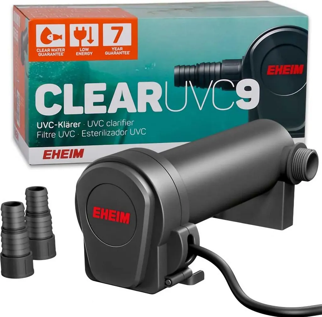 Traitement Eau Verte Bassin Clearuvc-9 Système UV-C Anti-Algues 9W