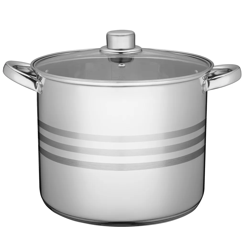 KADAX Sveg Pentola Alta 18L Acciaio Inox - Strumento da Lavoro Vero