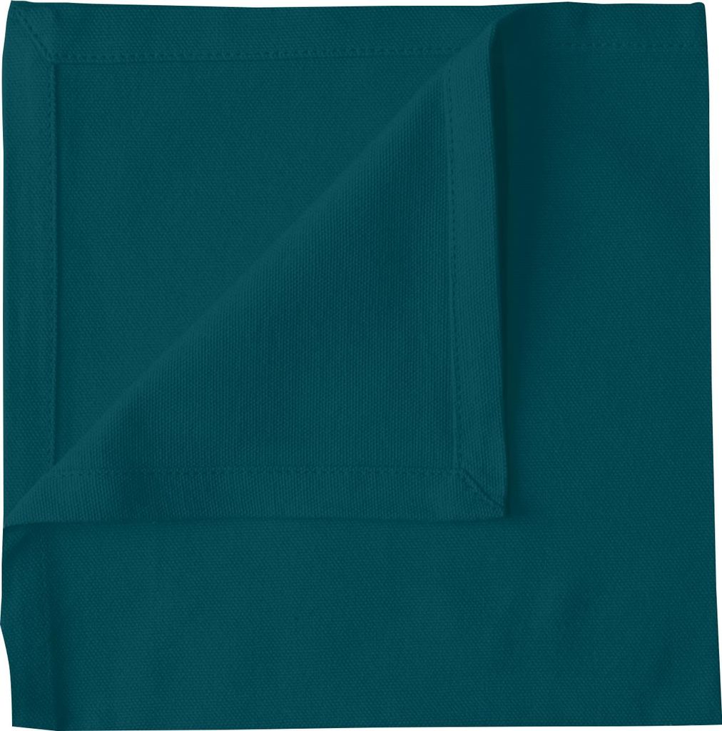 Einfarbige und bunte Serviette