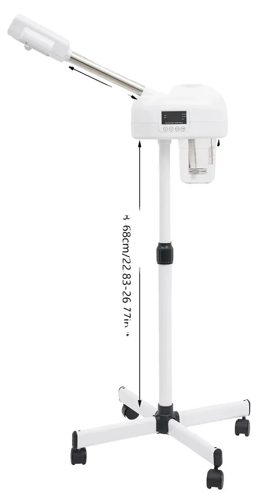 Sauna facial ivoire 600ml réglable - Appareil de soin à vapeur d'eau