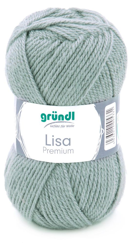 Wolle Lisa, 50g, 133m Grau Produktbild 