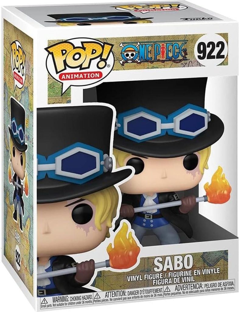 funko POP! Vinyl Figur One Piece Sabo #922, ca. 10 cm, Produktbild 