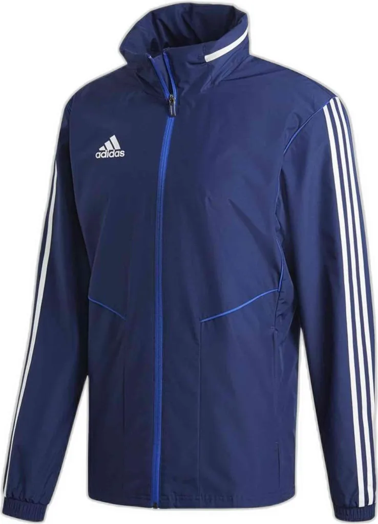 Veste de jogging Adidas bleue pour homme coupe confort taille 4XL