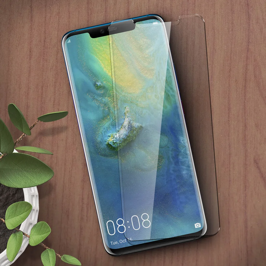 Vetro Temperato 9H Huawei Mate 20 Pro - Pellicola Protettiva Curva HD - 3