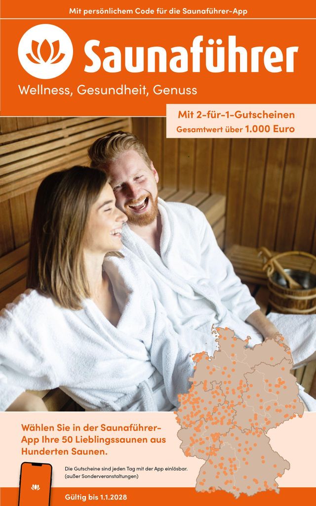 Saunaführer 2026/2027 - Wellness, Gesundheit, Genuss Produktbild 