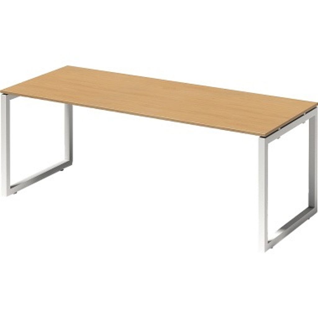 BISLEY Schreibtisch Cito Maße: 200 x 74 x 80 cm (B x H x T) 3-Schicht-Spanplatte, melaminharz Farbe der Tischplatte: buche