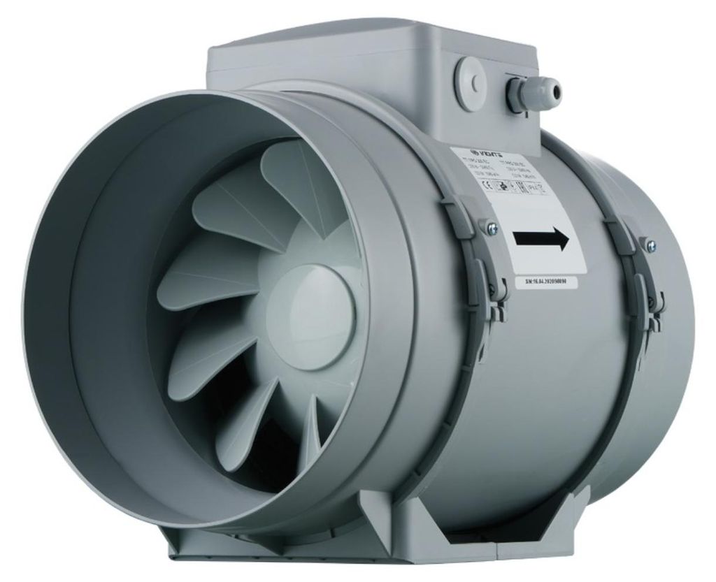 Halbradialer Rohrlüfter Vents TT Pro 200 T mit Nachlauf Produktbild 