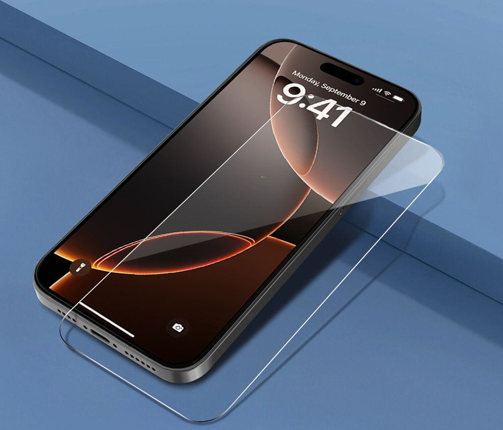 2X Für iPhone 16 Pro ( 6.3" ) - Panzerglas Glasfolie Produktbild 5