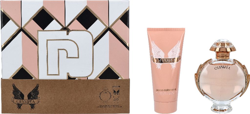 Edp Spray 80ml/Body Lotion 100ml Paco Rabanne Olympea Produktbild 