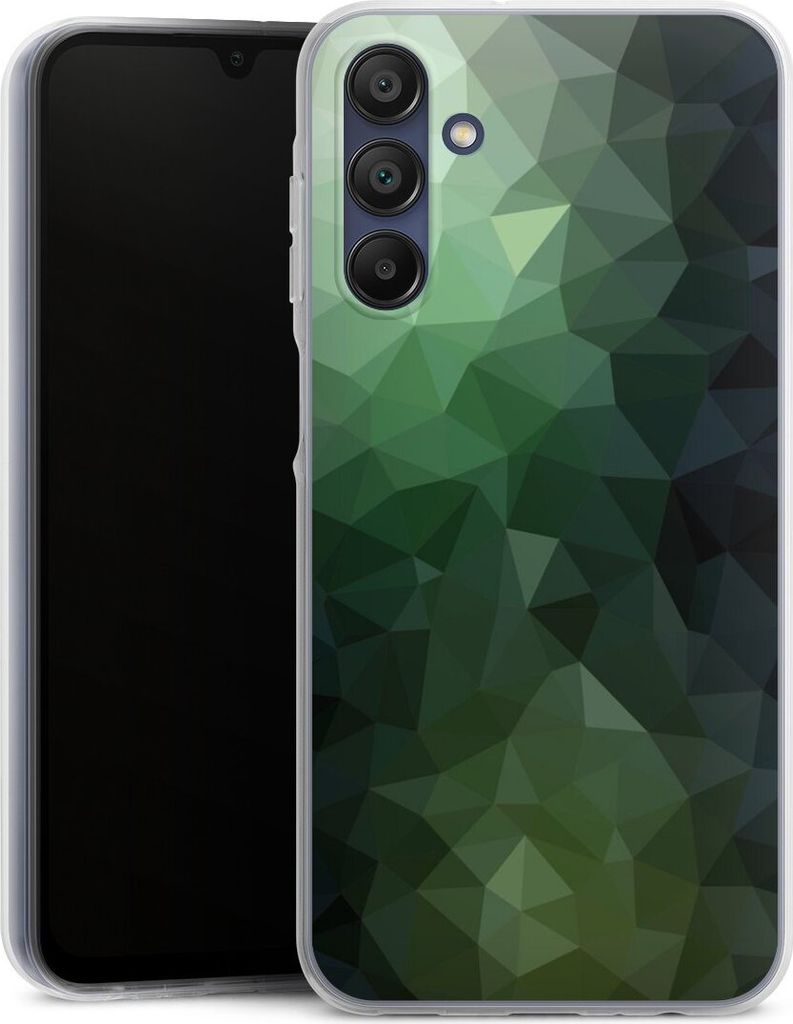 DeinDesign Handyhülle für Samsung Galaxy A15 Silikon Hülle Case Smartphone Schutzhülle Geometric Mosaik Tarnmuster
