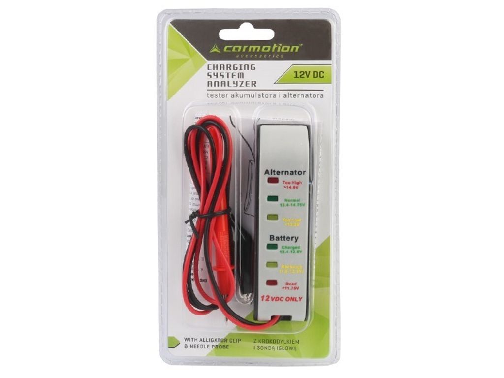 tester akumulatora i alternatora 12V z zaciskiem Zdjęcie produktu 2