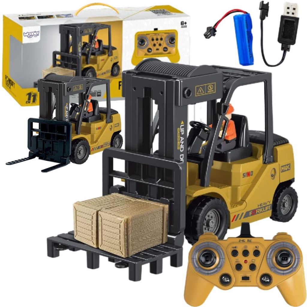 Woopie Chariot Élévateur Télécommandé 2en1 Grue Rc - Image du produit 