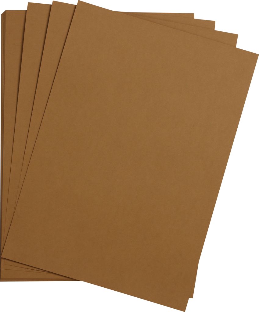 Clairefontaine Maya Bastelkarton 50x70cm 185g 25 Bogen - Braun 975474C